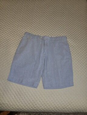 36W - Ralph Lauren Men's Classic Light Blue Seersucker Shorts.